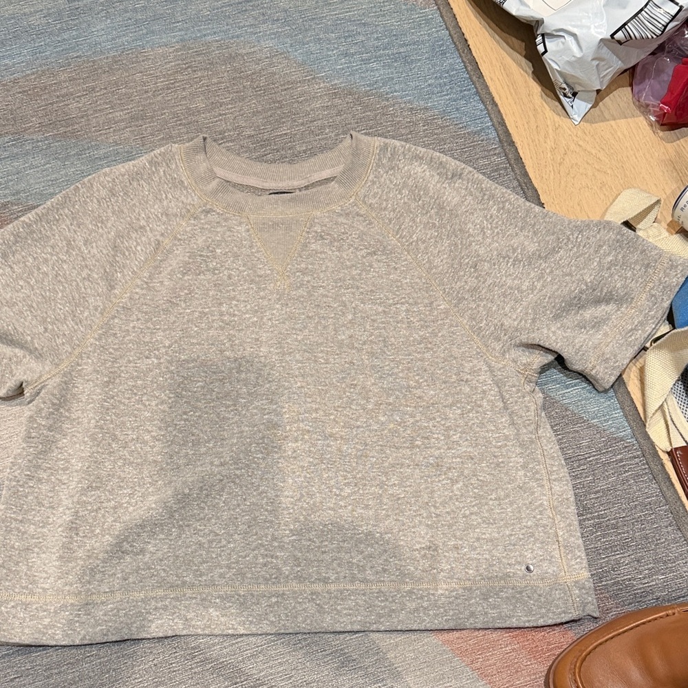 Prana Women’s Light Gray Crewneck Sweater